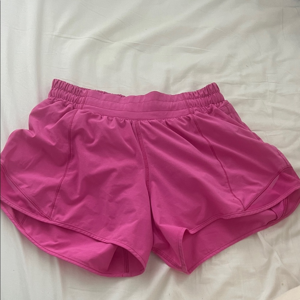 lululemon athletica Vibrant Pink Athletic Shorts